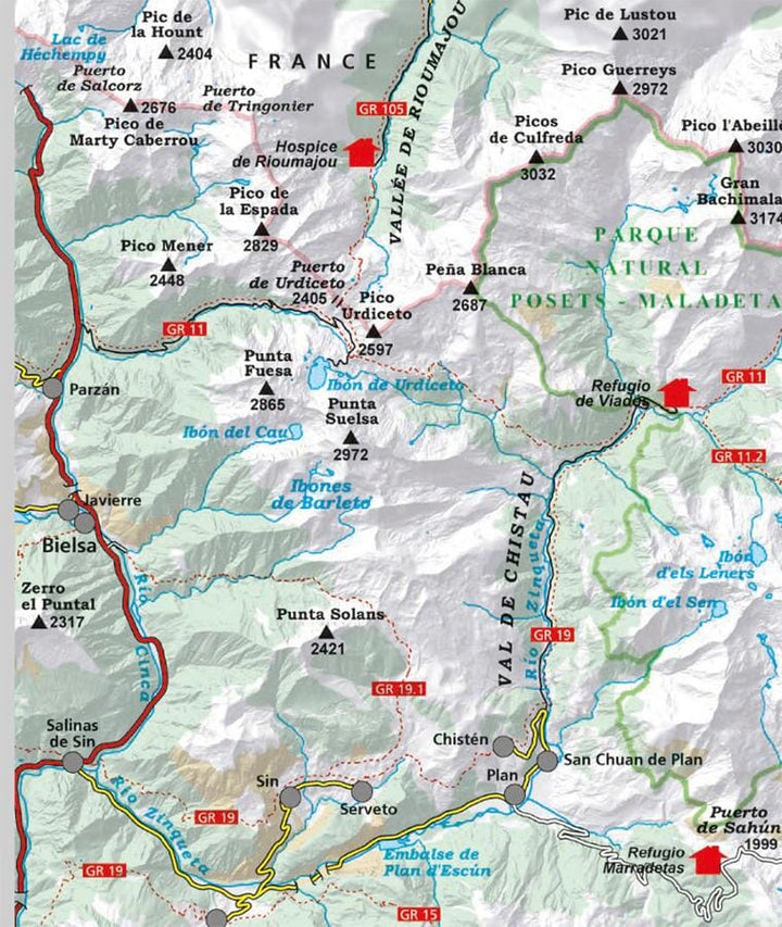 Carte de randonnée - Bachimala, vallées de Chistau et Bielsa (Pyrénées aragonaises) | Alpina - 1:25 000 carte de randonnée Editorial Alpina