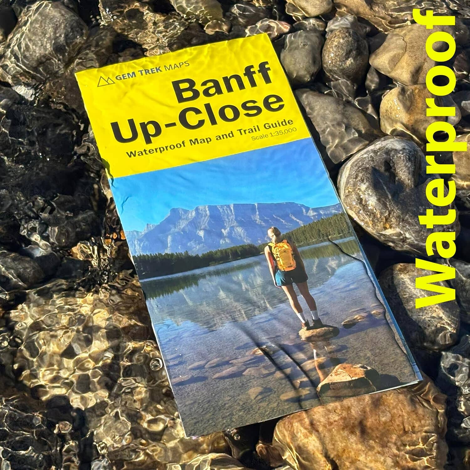 Carte de randonnée - Banff Up-Close (Alberta, Canada) | Gem Trek - 1:35 000 carte de randonnée Gem Trek Publishing