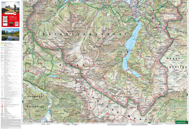 Carte de randonnée - Berchtesgaden, Bad Reichenhall (Allemagne), n° WKD5 | Freytag & Berndt carte de randonnée Freytag & Berndt 
