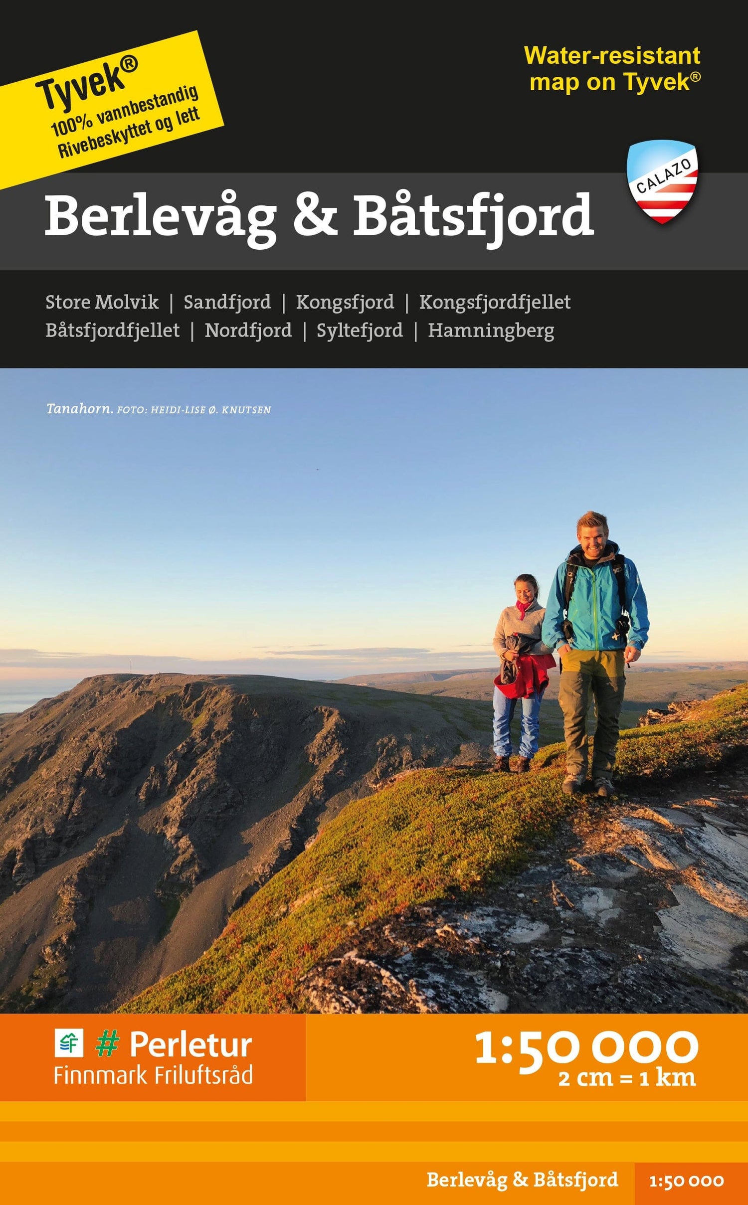 Carte de randonnée - Berlevåg & Båtsfjord (Norvège) | Calazo - 1/50 000 carte de randonnée Calazo Default Title