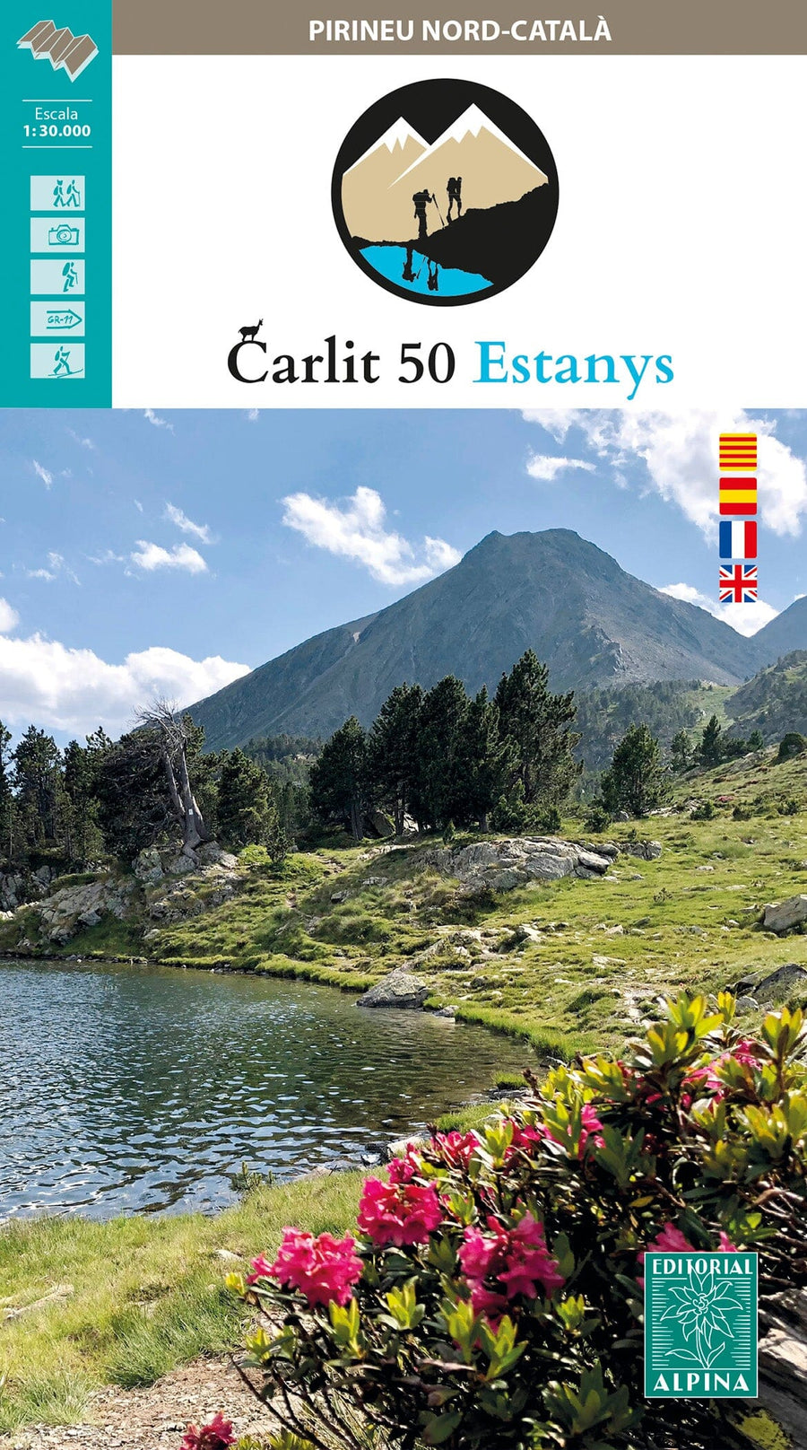 Carte de randonnée - Carlit 50 Estanys (Pyrénées Catalanes) | Alpina carte pliée Editorial Alpina 