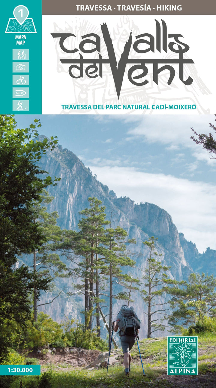 Carte de randonnée - Cavalls del Vent (Pyrénées catalanes) | Alpina - 1:30 000 carte de randonnée Editorial Alpina 