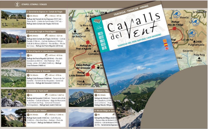 Carte de randonnée - Cavalls del Vent (Pyrénées catalanes) | Alpina - 1:30 000 carte de randonnée Editorial Alpina 