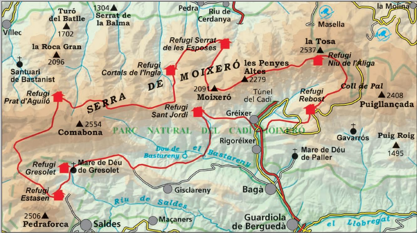 Carte de randonnée - Cavalls del Vent (Pyrénées catalanes) | Alpina - 1:30 000 carte de randonnée Editorial Alpina 