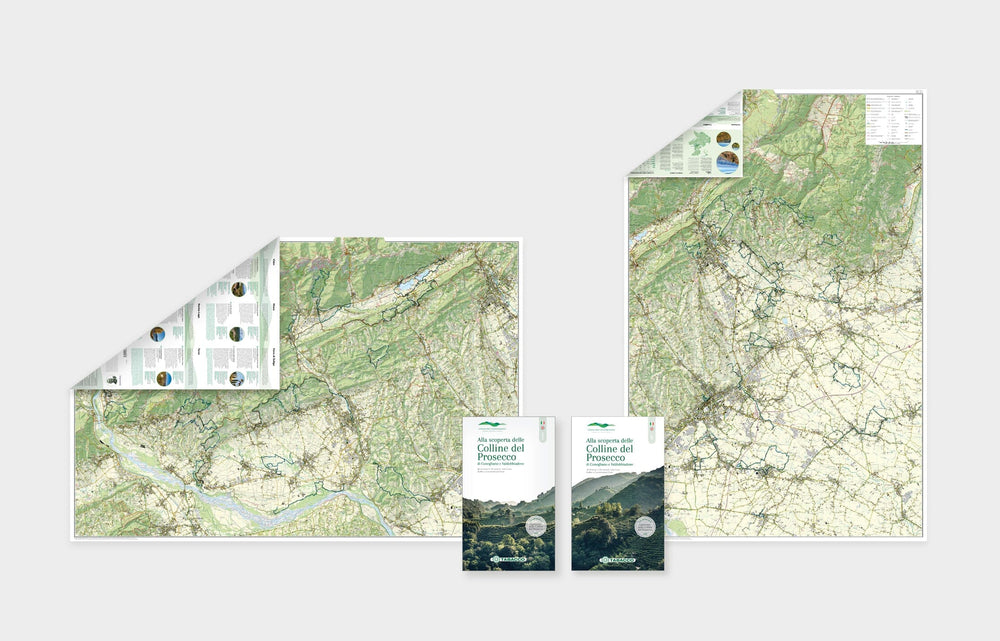 Carte de randonnée - Colline del Prosecco | Tabacco carte pliée Tabacco 