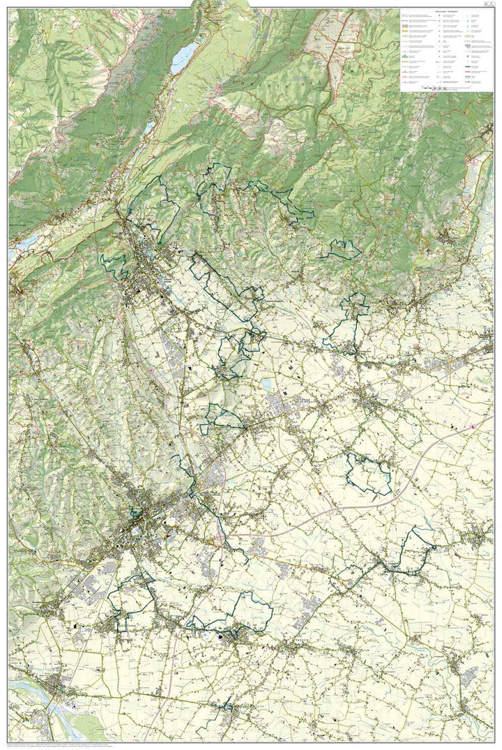 Carte de randonnée - Colline del Prosecco | Tabacco carte pliée Tabacco 