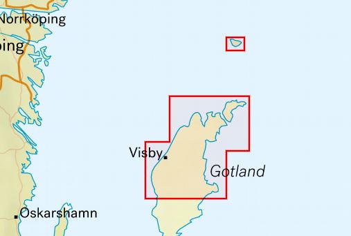 Carte de randonnée & cycliste - Norra Gotland & Fårö (Suède) | Calazo carte pliée Calazo 