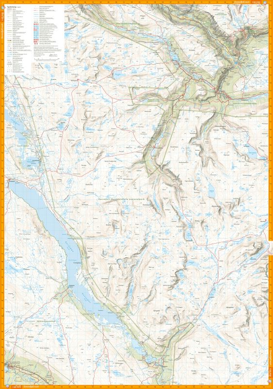 Carte de randonnée - Dovrefjell (Norvège) | Calazo - 1/50 000 carte pliée Calazo 