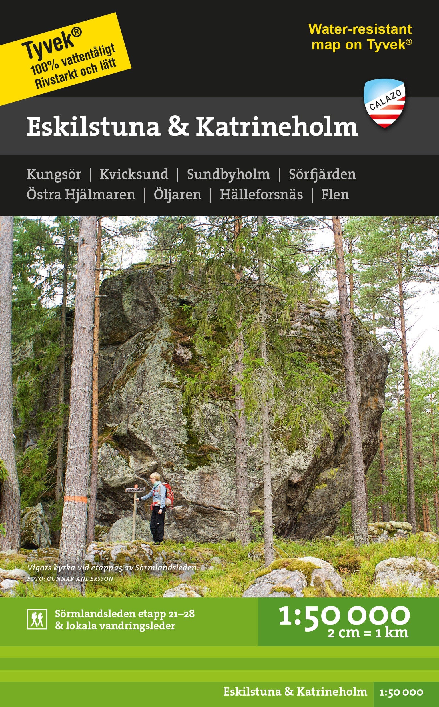 Carte de randonnée - Eskilstuna & Katrineholm (Suède) | Calazo carte de randonnée Calazo Default Title