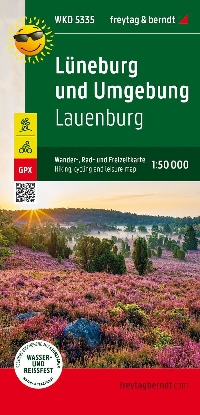 Carte de randonnée et cycliste n° WKD5335 - Lüneburg et ses environs | Freytag & Berndt carte pliée Freytag & Berndt 
