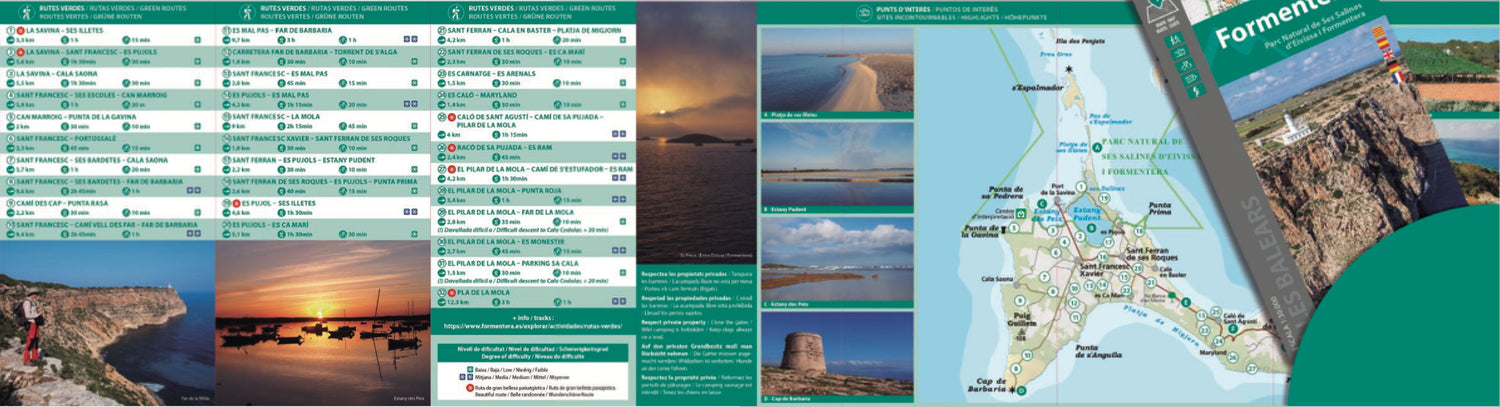 Carte de randonnée - Formentera | Alpina carte de randonnée Editorial Alpina
