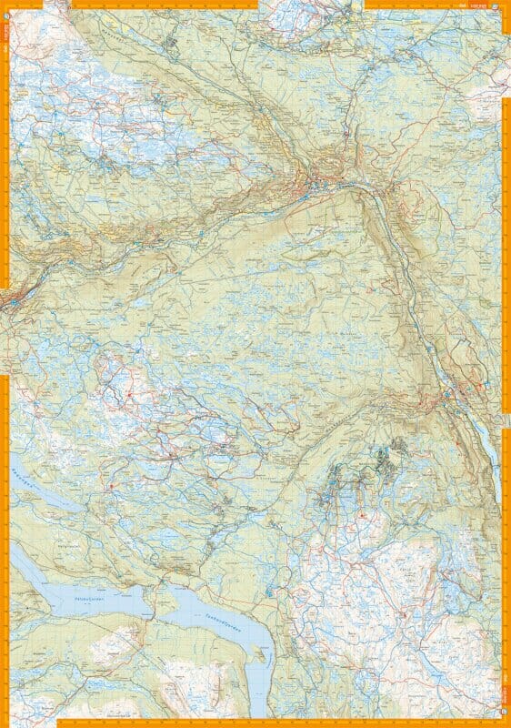 Carte de randonnée - Geilo Gol (Norvège) | Calazo - 1/50 000 carte pliée Calazo 