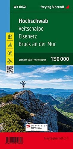 Carte de randonnée - Hochschwab - Veitschalpe - Eisenerz, n° WK041 | Freytag & Berndt carte pliée Freytag & Berndt 