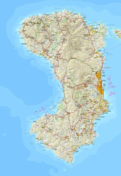 Carte de randonnée - Ile de Chios (Grèce) | Terrain Cartography carte de randonnée Terrain Cartography 