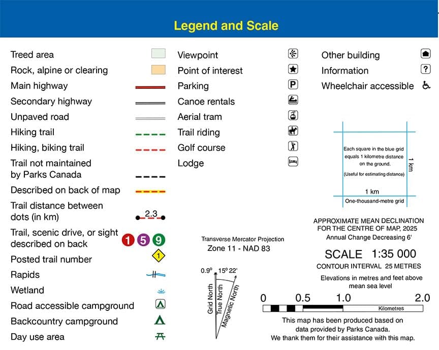 Carte de randonnée - Jasper Up-Close (Alberta) | Gem Trek carte de randonnée Gem Trek Publishing