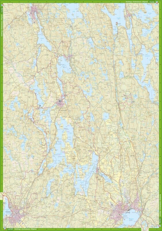 Carte de randonnée - Karlskoga, Filipstad & Forshaga (Suède) | Calazo carte pliée Calazo 