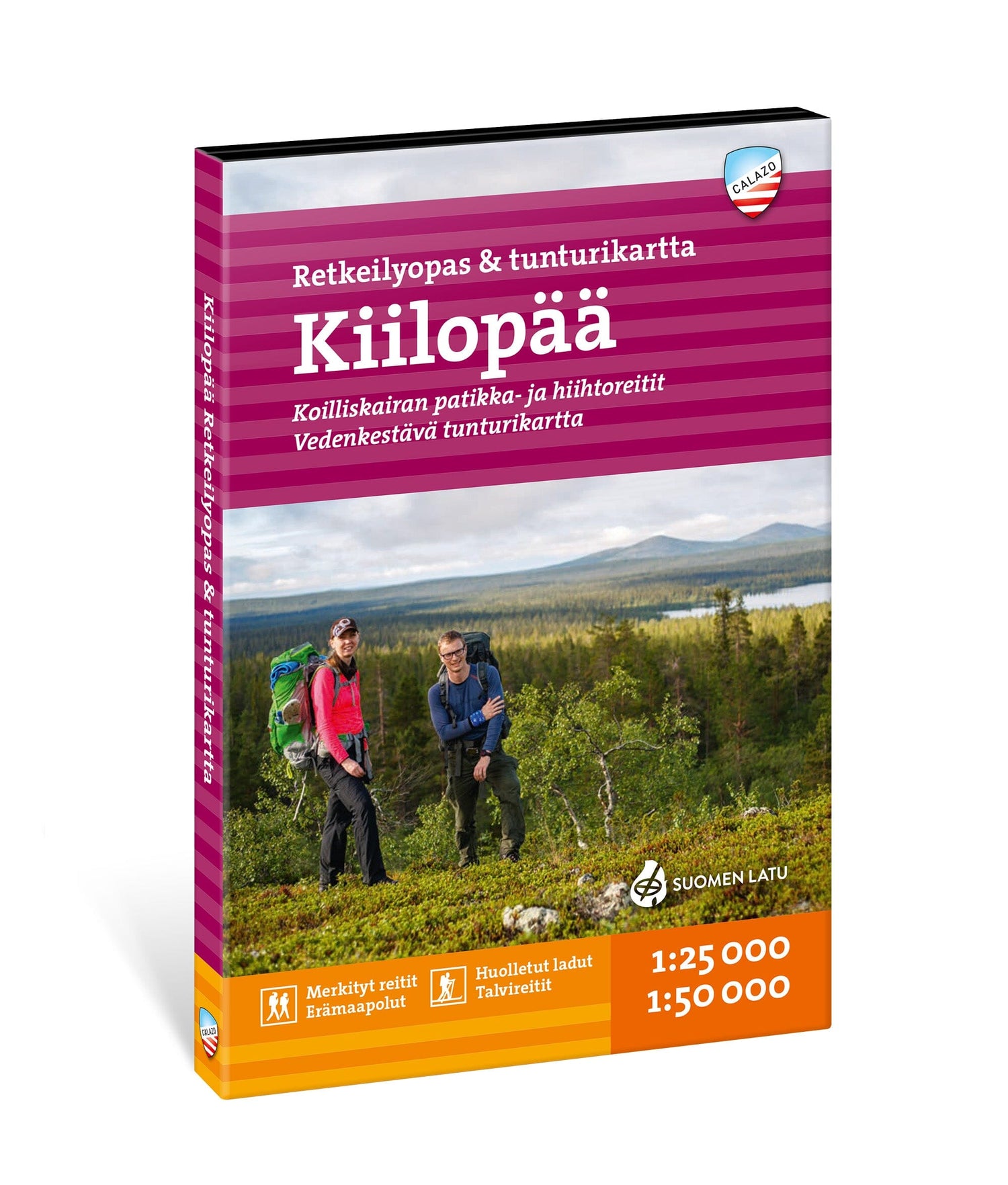Carte de randonnée - Kiilopää - + guide (Finlande) | Calazo carte de randonnée Calazo Default Title