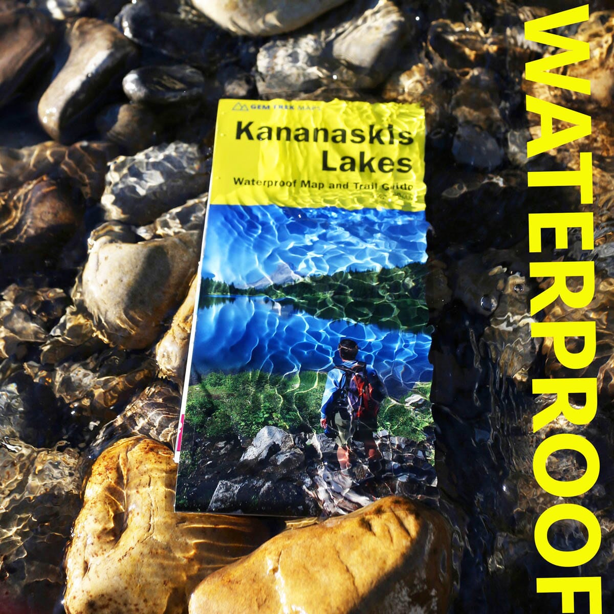 Carte de randonnée - Lacs Kananaskis (Alberta) | Gem Trek carte de randonnée Gem Trek Publishing