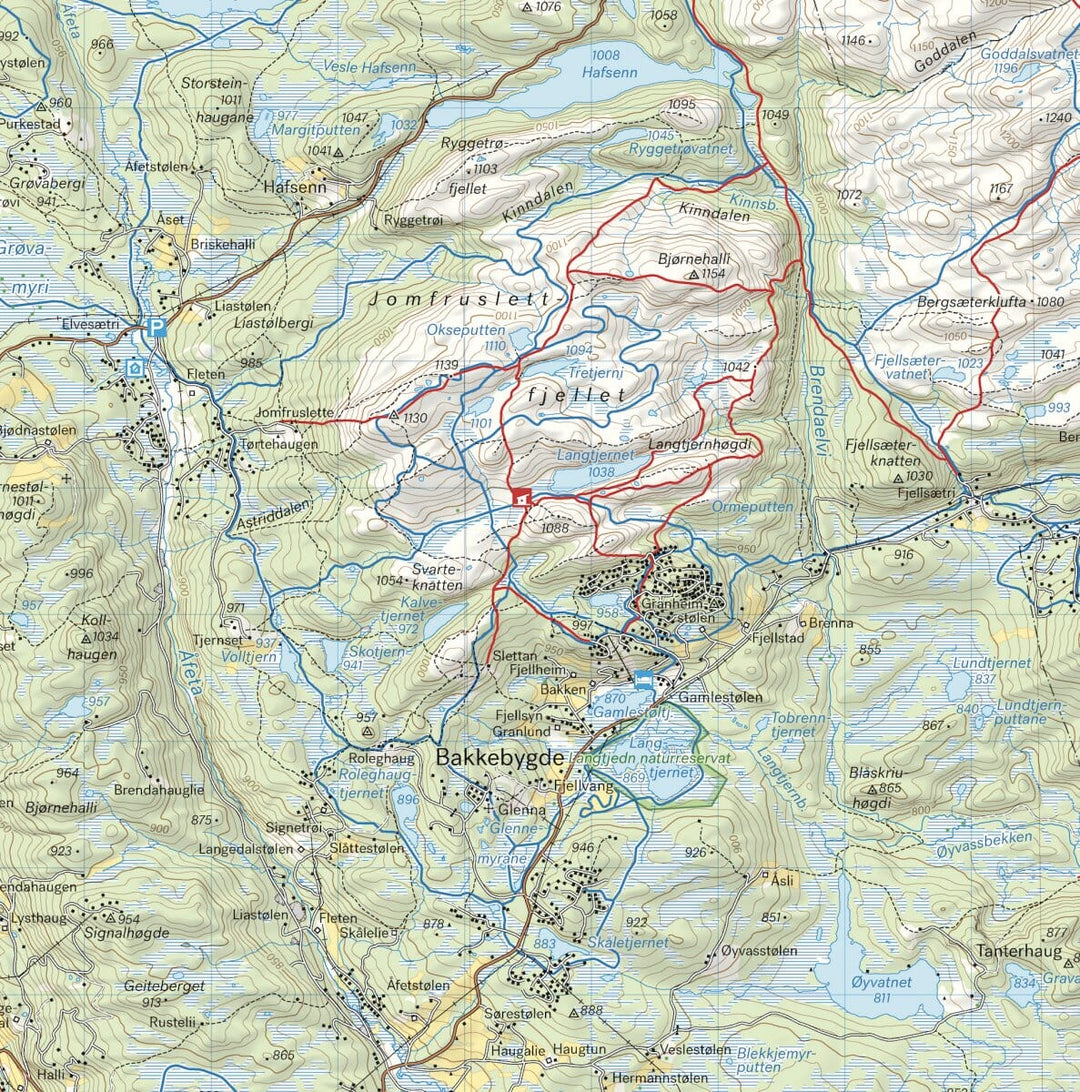 Carte de randonnée - Langsua Nasjonalpark och Spåtind (Norvège) | Calazo - 1/50 000 carte pliée Calazo 