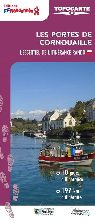 Carte de randonnée - Les portes de Cornouaille | FFRandonnée carte de randonnée FFR - Fédération Française de Randonnée