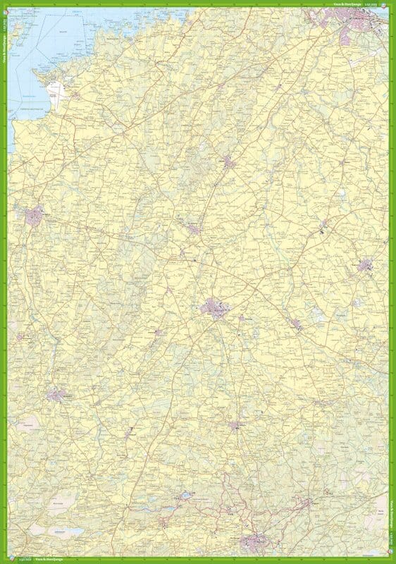 Carte de randonnée - Lidköping Kållandsö (Suède) | Calazo carte de randonnée Calazo