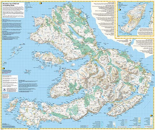 Carte de randonnée - Mull, Iona, Ulva | Harvey Maps - Superwalker maps carte de randonnée Harvey Maps 