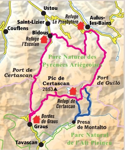 Carte de randonnée - Muntanyes de Llibertat guide + carte Alt Pirineu (Pyrénées, Ariège) | Alpina carte de randonnée Editorial Alpina