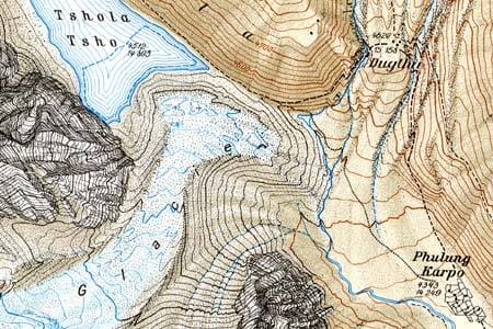 Carte de randonnée n° 0/2 - Mount Everest, Solu Khumbu | Alpenverein carte de randonnée Alpenverein
