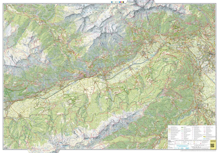 Carte de randonnée n° 04 - Val Senales & Naturno (Alpes, Italie) | Tabacco carte de randonnée Tabacco