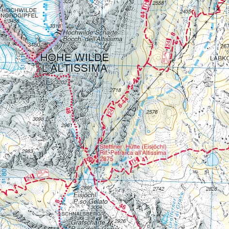 Carte de randonnée n° 11 - Merano e dintorni (Trentin-Haut-Adige, Italie) | Tabacco carte de randonnée Tabacco