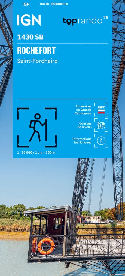 Carte de randonnée IGN Série Bleue n° 1430 - Rochefort, Saint-Porchaire carte de randonnée IGN