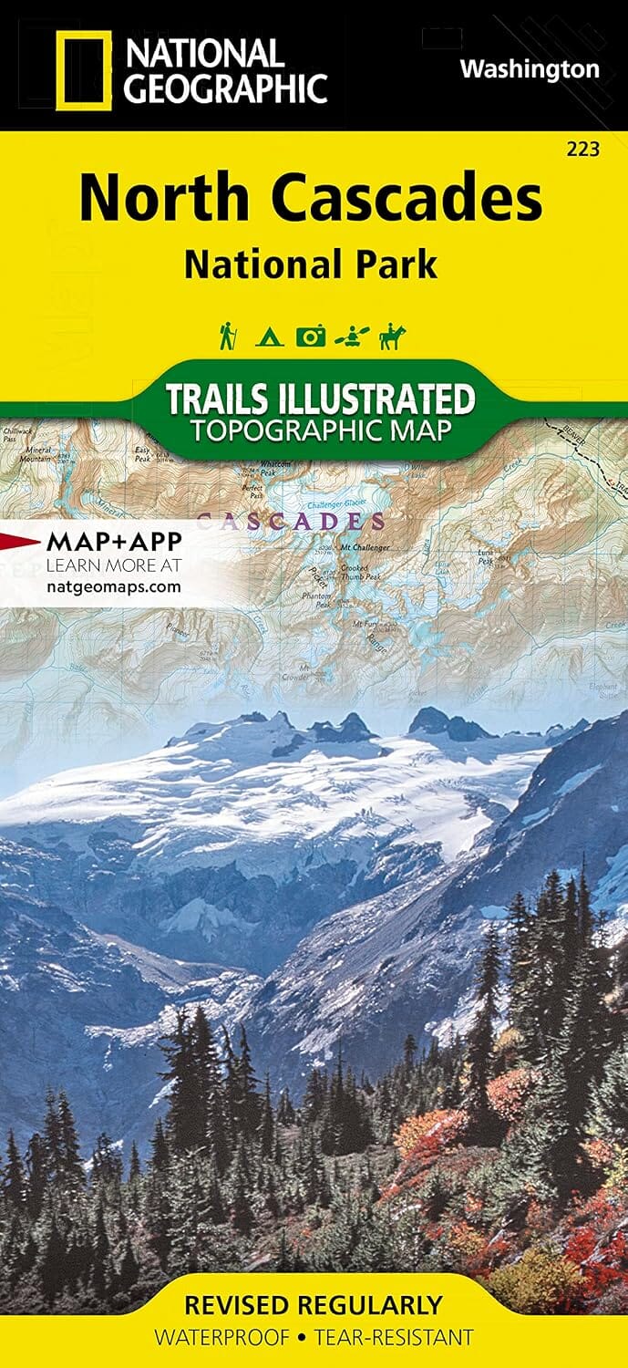 Carte de randonnée n° 223 - North Cascades National Park (Washington) | National Geographic carte de randonnée National Geographic 