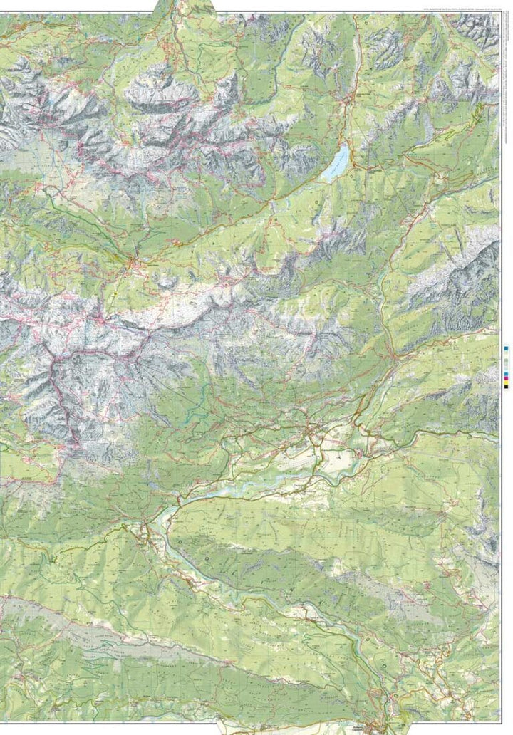 Carte de randonnée n° 27 - Mont Canin, du Val Resia et parc naturel des préalpes de Giulie (Italie) | Tabacco carte de randonnée Tabacco 