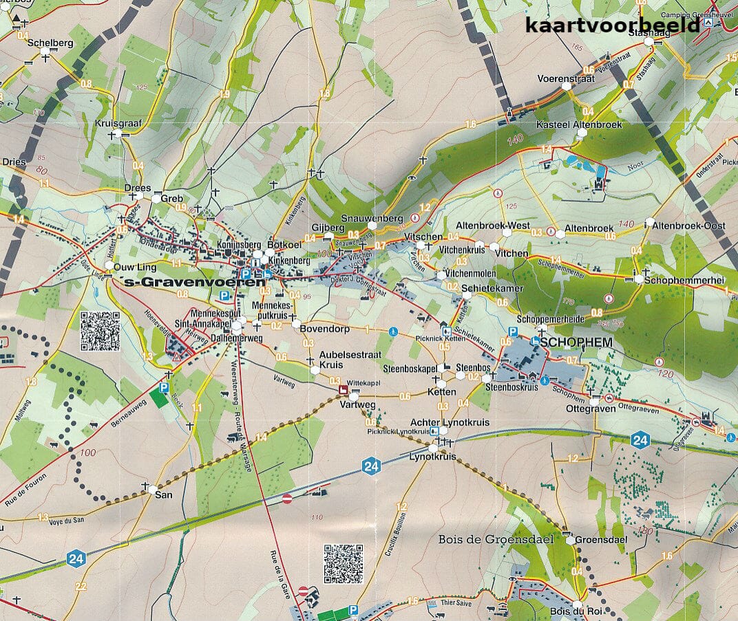 Maps Libramont Hiking map No. 35 - Libramont, Libin, Les Troufferies | Mini Planet ...