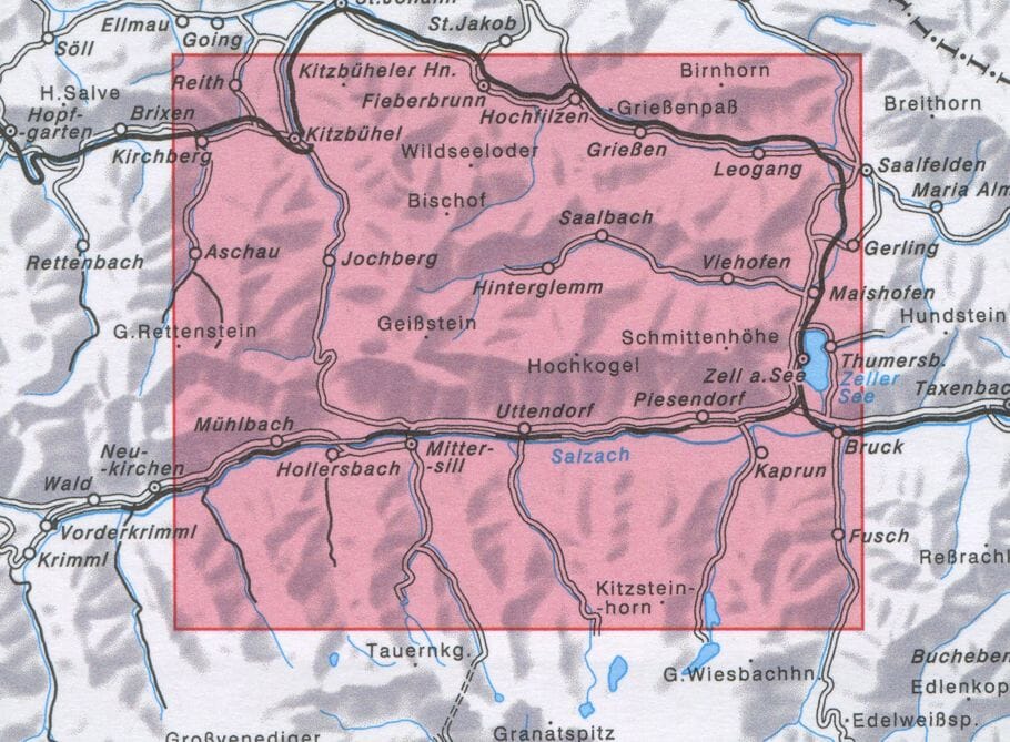 Carte de randonnée n° 35/2 - Zillertaler Alpen Centre (Alpes autrichiennes) | Alpenverein carte de randonnée Alpenverein 