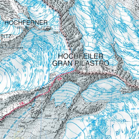 Carte de randonnée n° 36 - Campo Tures (Italie) | Tabacco carte de randonnée Tabacco 