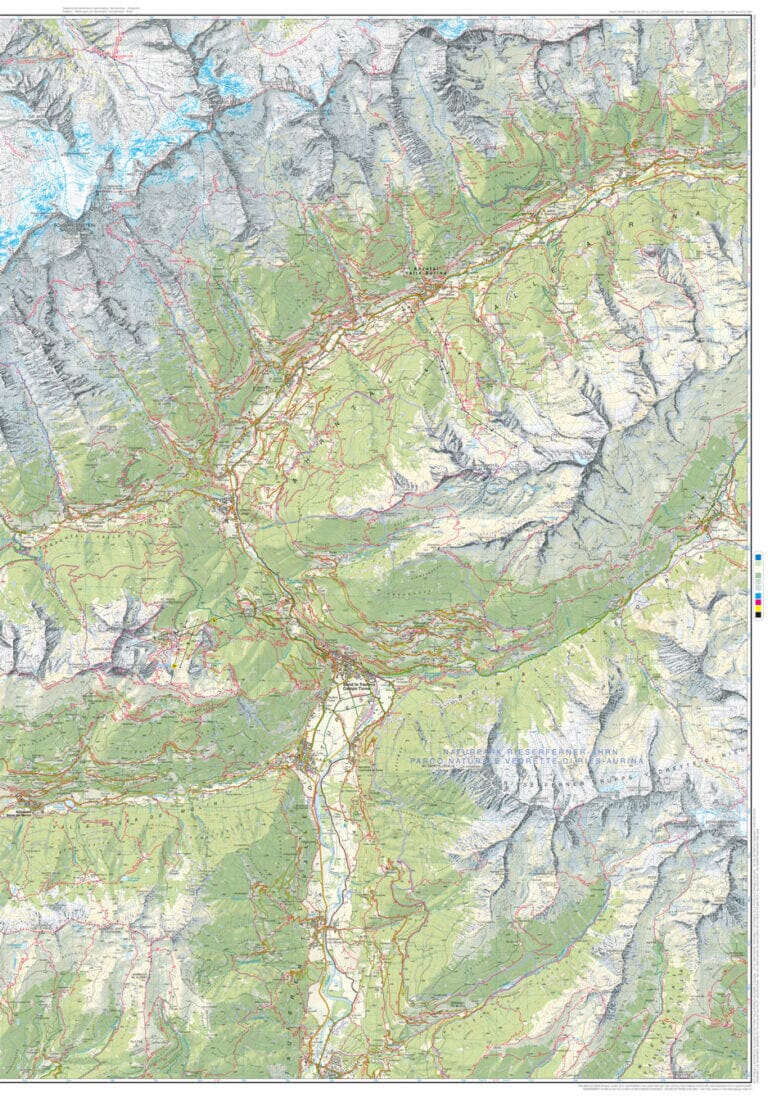 Carte de randonnée n° 36 - Campo Tures (Italie) | Tabacco carte de randonnée Tabacco 