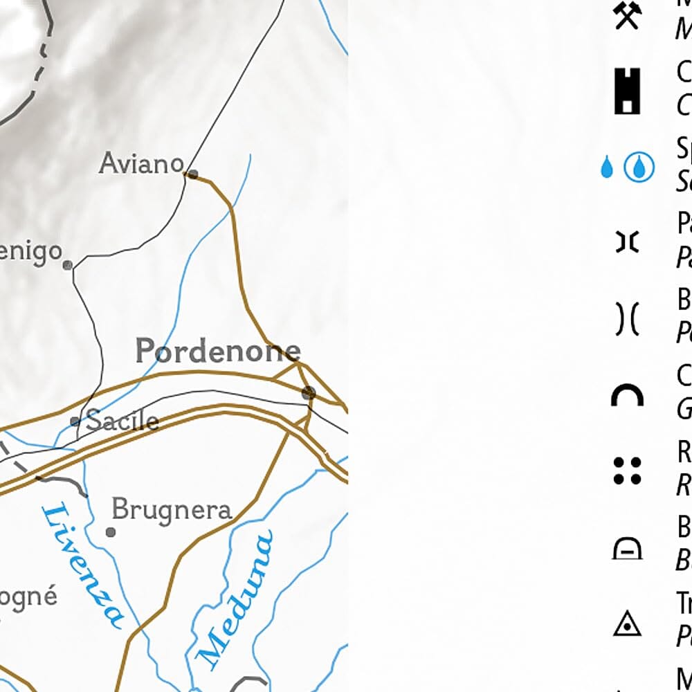 Carte de randonnée n° 4007 - Dolomite High Route - Alta Via 1 (Dolomites) | National Geographic carte de randonnée National Geographic
