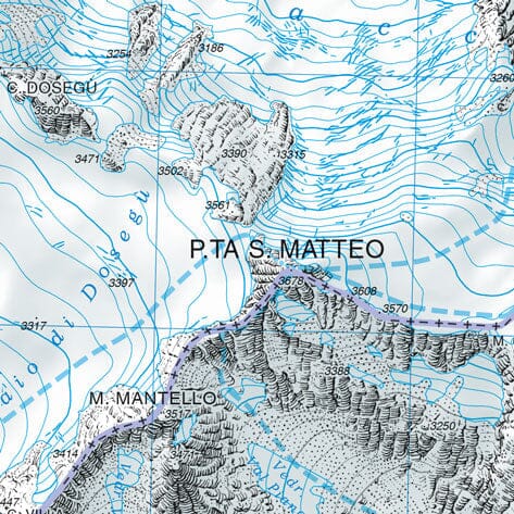 Carte de randonnée n° 48 - Vallées de Peio, Rabbi & Sole (Italie) | Tabacco carte de randonnée Tabacco
