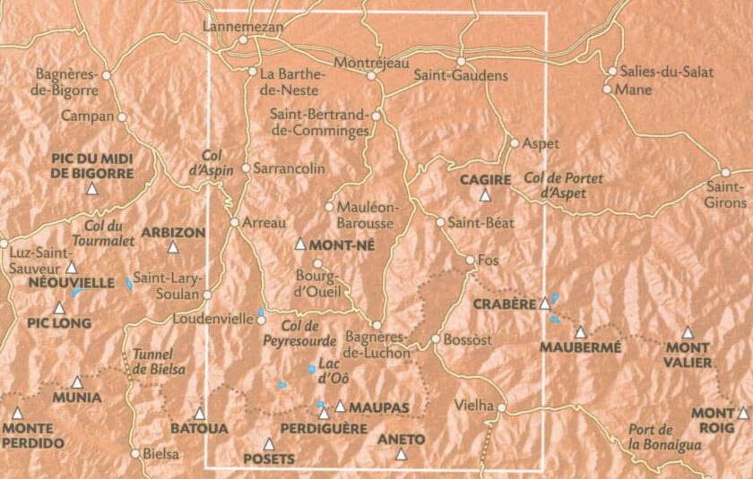 Carte de randonnée n° 5 - Luchon, Comminges, Louron (Pyrénées) | Rando Editions carte de randonnée Rando Editions