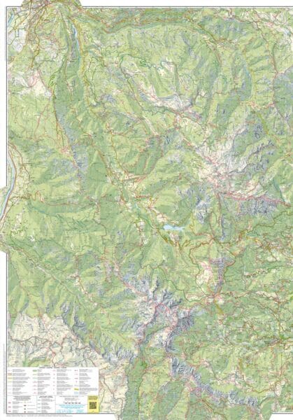 Carte de randonnée n° 56 - Piccole Dolomiti, Pasubio, Carega (Italie) | Tabacco carte pliée Tabacco 