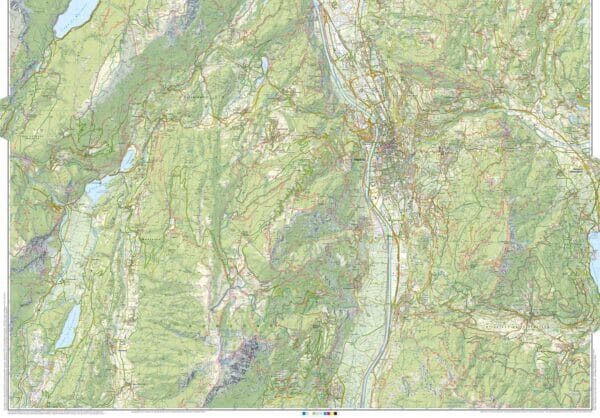 Carte de randonnée n° 67 - Altopiano della Paganella, Val d'Adige, Trento | Tabacco carte de randonnée Tabacco