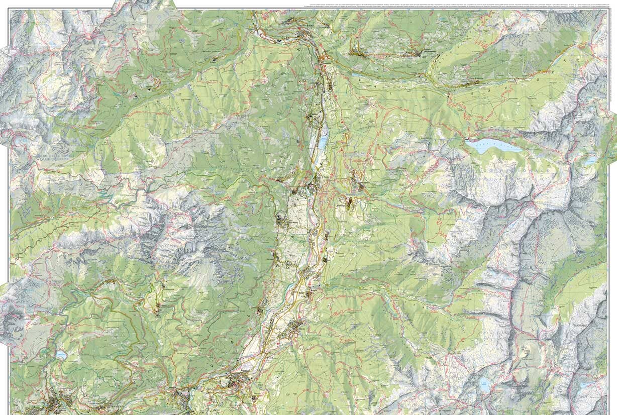 Carte de randonnée n° 81 - Val Camonica, Breno, Val Caffaro (Italie) | Tabacco carte de randonnée Tabacco