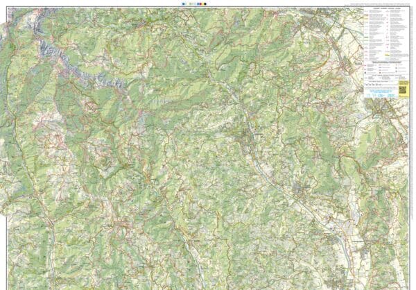 Carte de randonnée n° 83 - Val d'Illasi, Valle dell'Agno, Valle del Chiampo, Val d'Alpone (Italie) | Tabacco carte de randonnée Tabacco