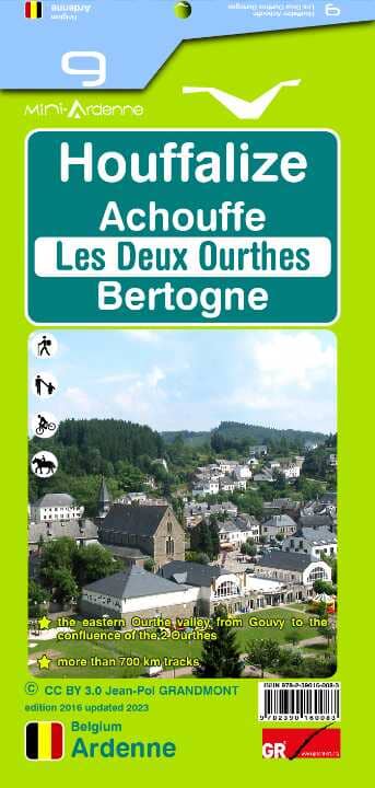 Carte de randonnée n° 9 - Houffalize | Mini Planet carte de randonnée Mini Planet