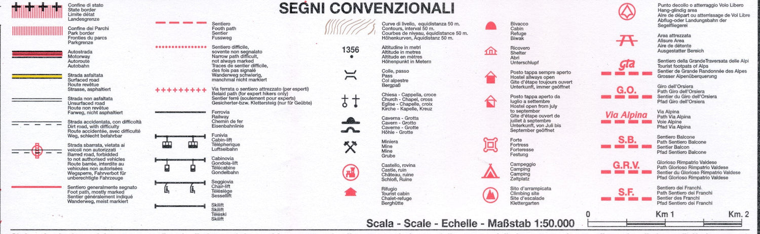 Carte de randonnée n° 9 - Ivrea, Biella e bassa Val d'Aosta | Istituto Geografico Centrale - 1/50 000 carte de randonnée Istituto Geografico Centrale 