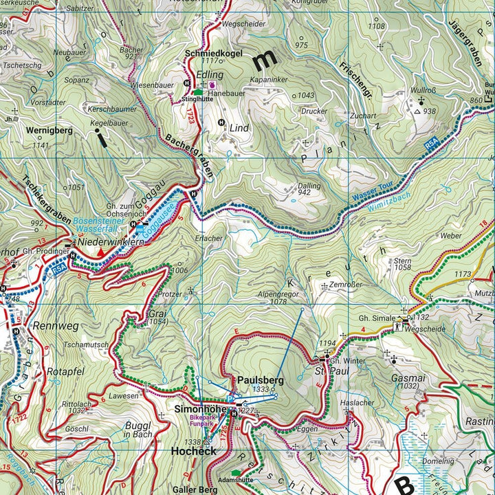 Carte de randonnée n° WK231 - Mittelkärnten - Gurlktaler Alpen - Friesach - Feldkirchen (Alpes autrichiennes)| Freytag & Berndt carte de randonnée Freytag & Berndt 