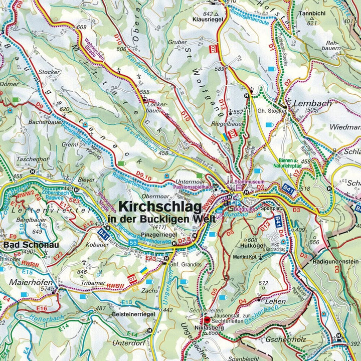 Carte de randonnée n° WK422 - Wechsel, Bucklige Welt, Bernstein (Alpes autrichiennes) | Freytag & Berndt carte de randonnée Freytag & Berndt 