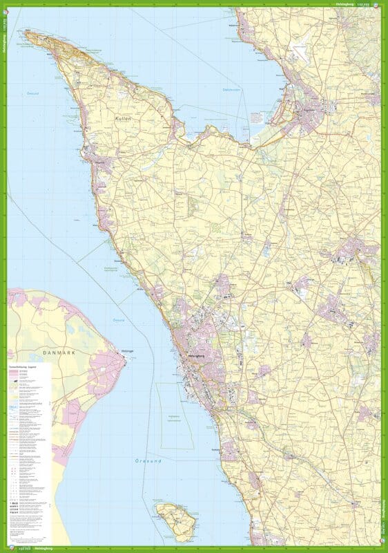 Carte de randonnée - Nordvästra Skåne (Suède) | Calazo carte pliée Calazo 