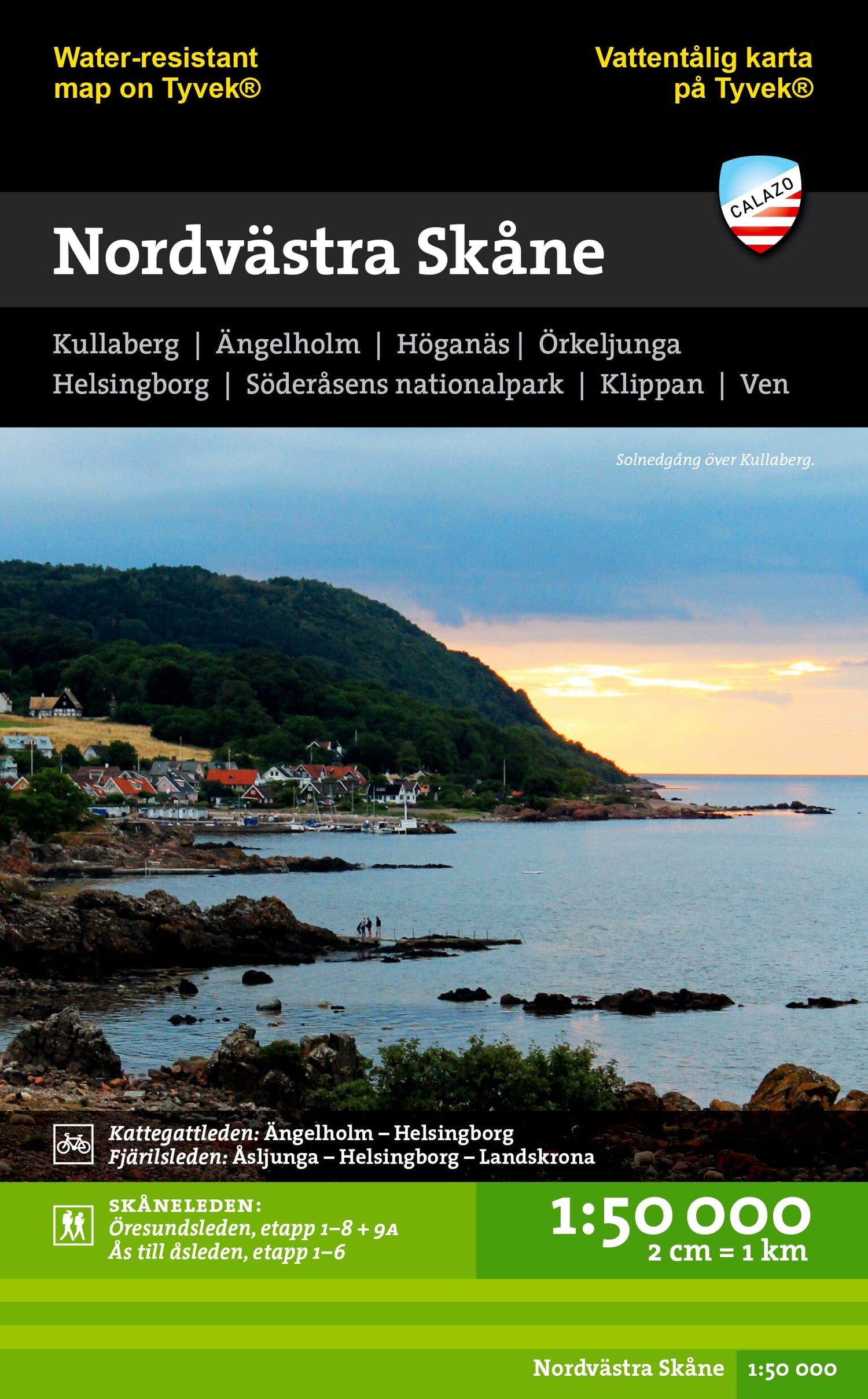 Carte de randonnée - Nordvästra Skåne (Suède) | Calazo carte de randonnée Calazo Default Title